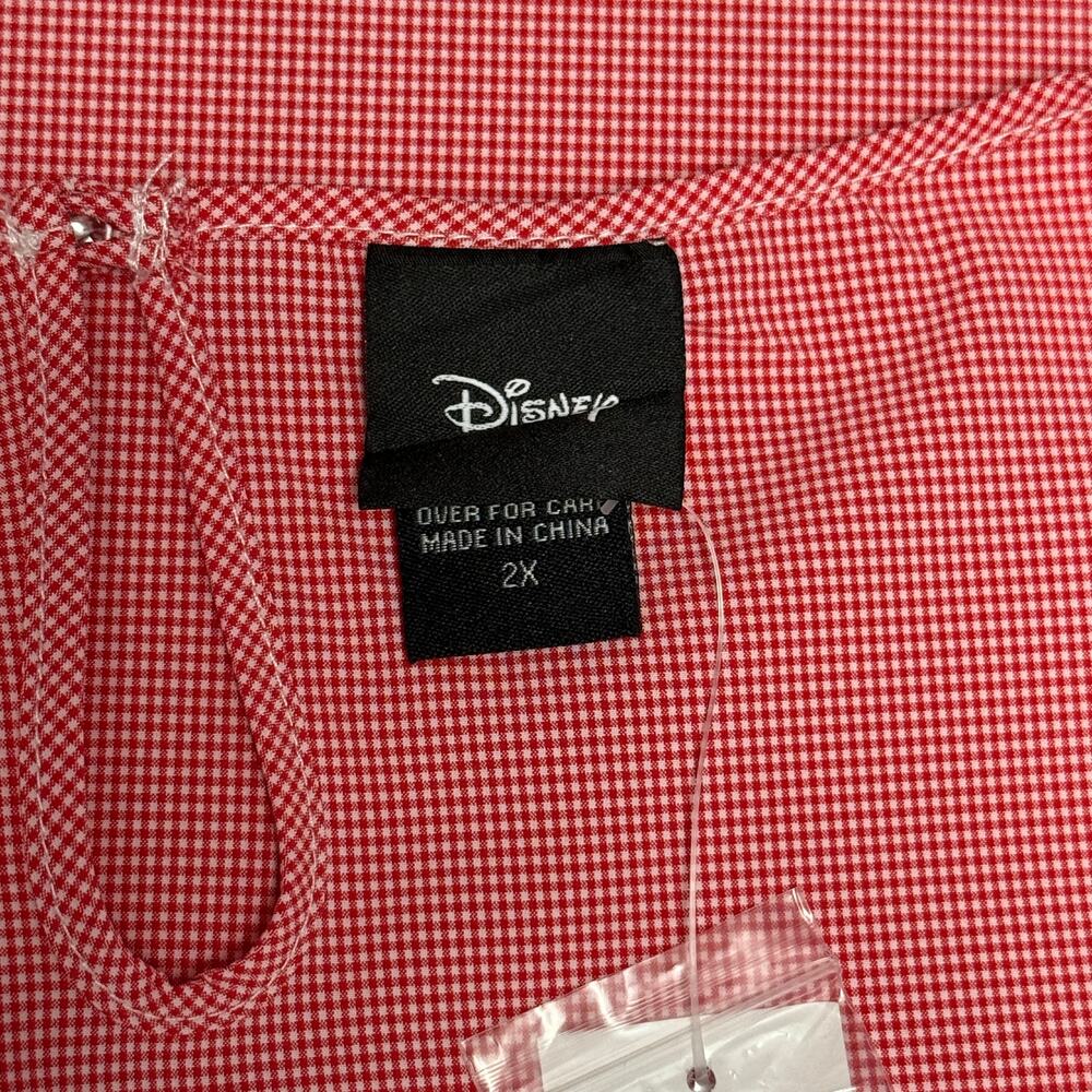 Disney Princess Cold Shoulder Blouse Embroidered Princess Symbols Size 2X NWT - Picture 7 of 9